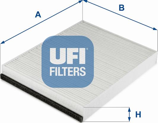 UFI 53.320.00 - Фільтр, повітря у внутрішній простір avtolavka.club