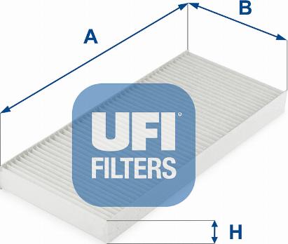 UFI 53.328.00 - Фільтр, повітря у внутрішній простір avtolavka.club