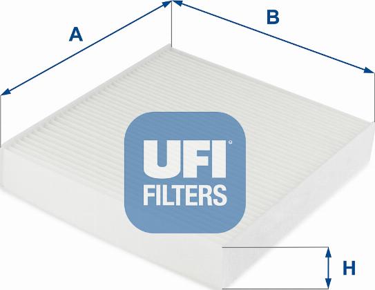 UFI 53.256.00 - Фільтр, повітря у внутрішній простір avtolavka.club