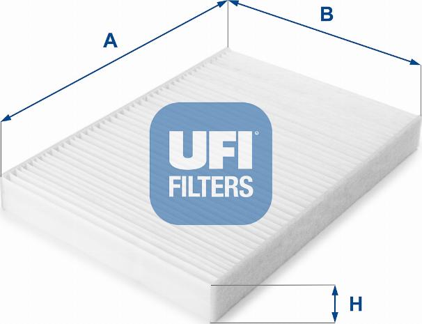 UFI 53.206.00 - Фільтр, повітря у внутрішній простір avtolavka.club