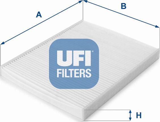 UFI 53.207.00 - Фільтр, повітря у внутрішній простір avtolavka.club