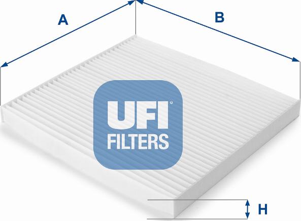 UFI 53.215.00 - Фільтр, повітря у внутрішній простір avtolavka.club