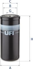 UFI 87.014.00 - Фільтр, Гідравлічна система приводу робочого устаткування avtolavka.club