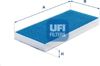 UFI 34.106.00 - Фільтр, повітря у внутрішній простір avtolavka.club