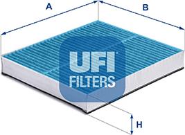 UFI 34.320.00 - Фільтр, повітря у внутрішній простір avtolavka.club