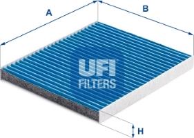 UFI 34.221.00 - Фільтр, повітря у внутрішній простір avtolavka.club