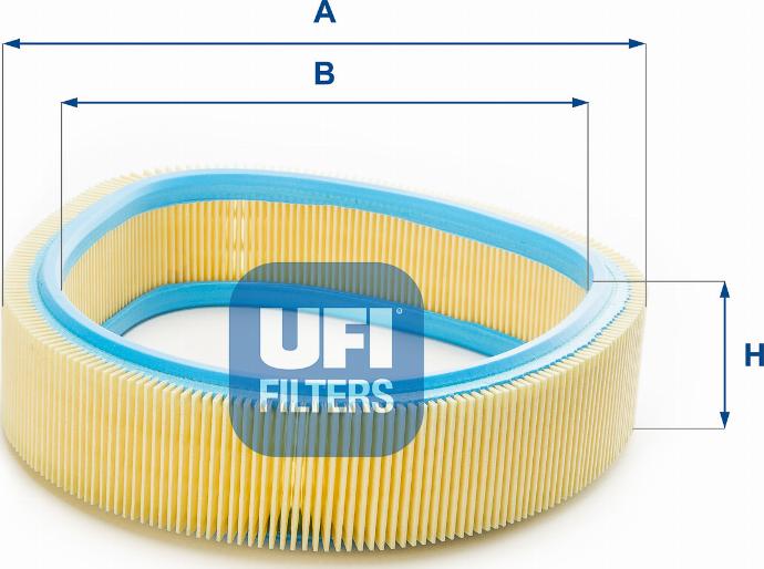 UFI 30.969.00 - Повітряний фільтр avtolavka.club