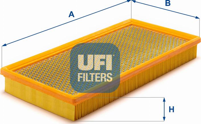 UFI 30.972.00 - Повітряний фільтр avtolavka.club