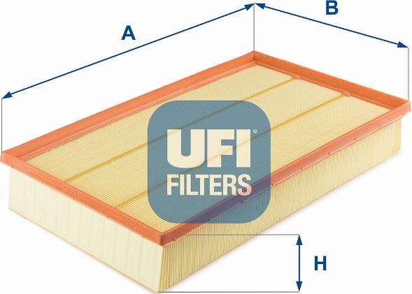 UFI 30.661.00 - Повітряний фільтр avtolavka.club