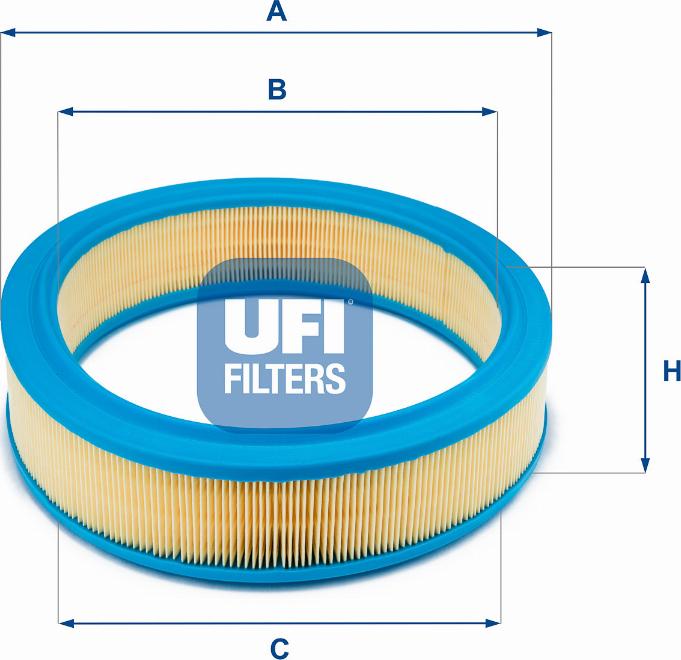 UFI 30.118.01 - Повітряний фільтр avtolavka.club