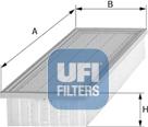 UFI 30.B54.00 - Повітряний фільтр avtolavka.club