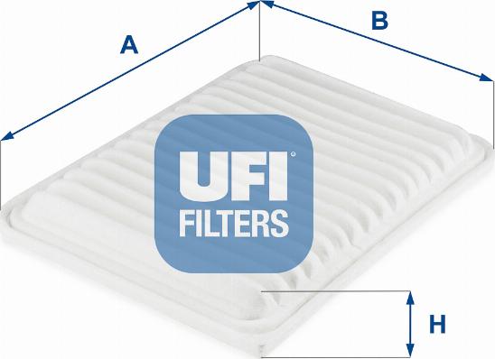 UFI 30.721.00 - Повітряний фільтр avtolavka.club