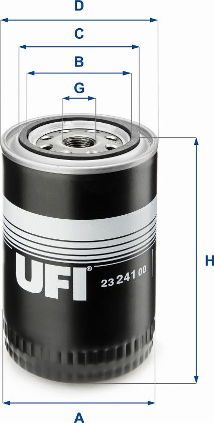 UFI 23.241.00 - Масляний фільтр avtolavka.club