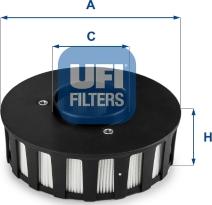 UFI 27.686.00 - Фільтр, система вентиляції картера avtolavka.club