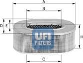 UFI 27.591.00 - Повітряний фільтр avtolavka.club