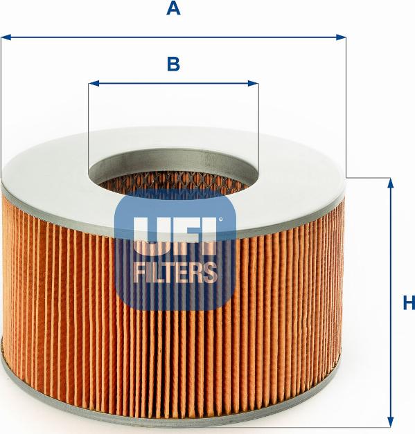 UFI 27.C10.00 - Повітряний фільтр avtolavka.club