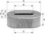 Uniflux Filters XA810 - Повітряний фільтр avtolavka.club