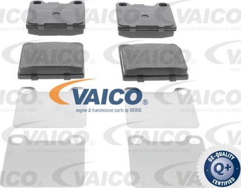 VAICO V95-0048 - Гальмівні колодки, дискові гальма avtolavka.club