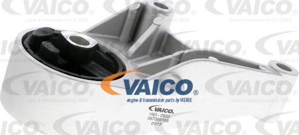 VAICO V40-0933 - Подушка, підвіска двигуна avtolavka.club