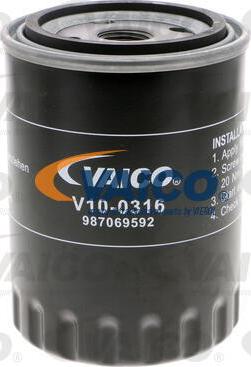 VAICO V10-0316 - Масляний фільтр avtolavka.club