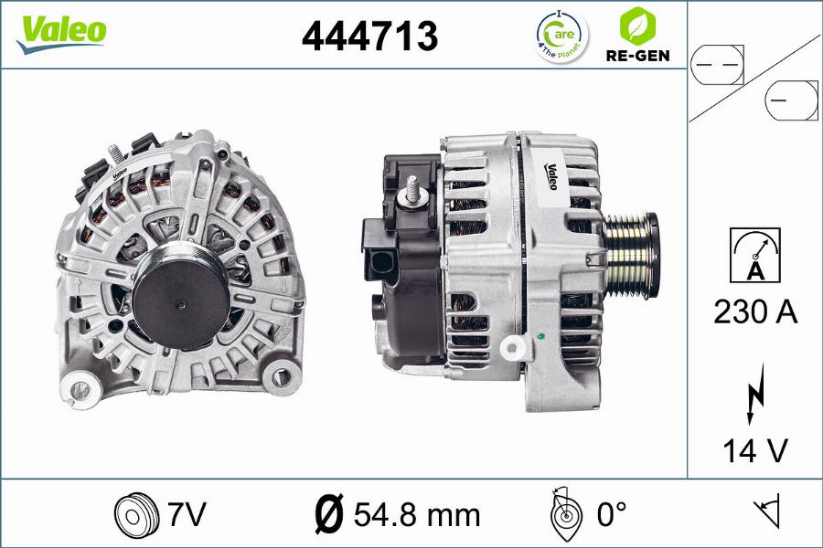 Valeo 444713 - Генератор avtolavka.club