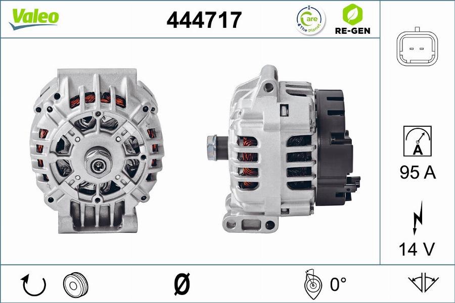 Valeo 444717 - Генератор avtolavka.club