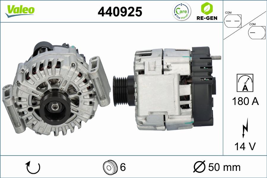 Valeo 440925 - Генератор avtolavka.club