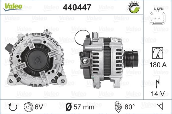 Valeo 440447 - Генератор avtolavka.club