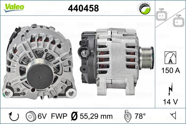 Valeo 44.04.58 - Генератор avtolavka.club