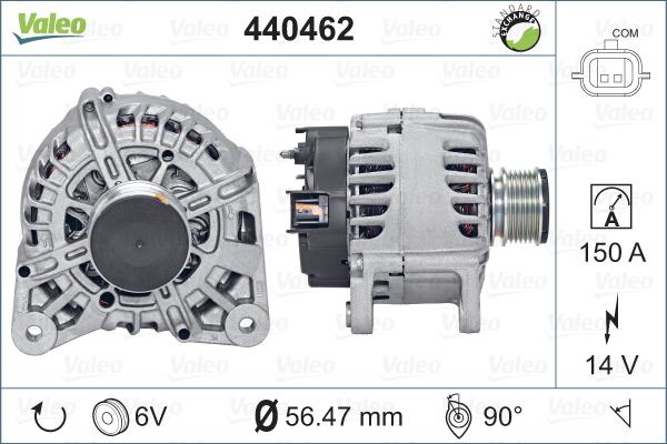 Valeo 440462 - Генератор avtolavka.club