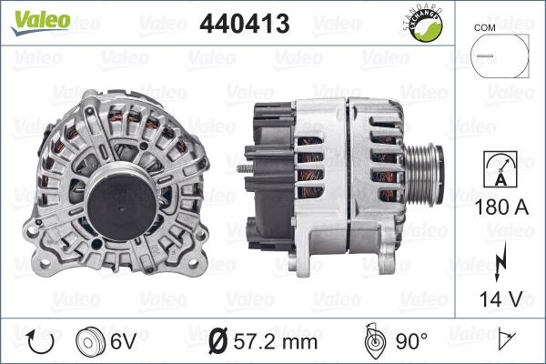 Valeo 440413 - Генератор avtolavka.club