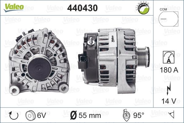 Valeo 440430 - Генератор avtolavka.club