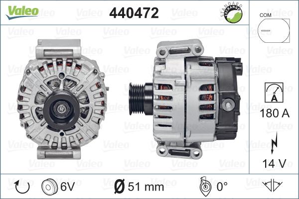 Valeo 440472 - Генератор avtolavka.club