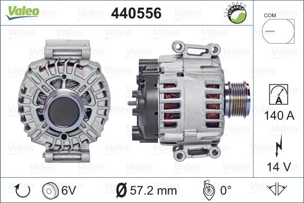 Valeo 440556 - Генератор avtolavka.club