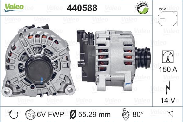 Valeo 440588 - Генератор avtolavka.club