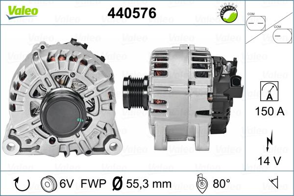 Valeo 440576 - Генератор avtolavka.club