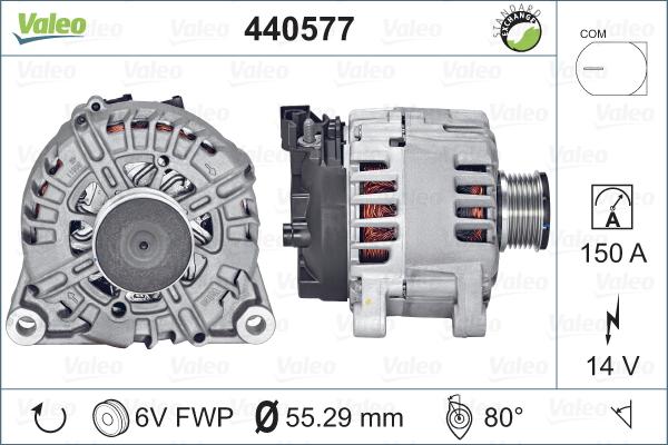 Valeo 440577 - Генератор avtolavka.club