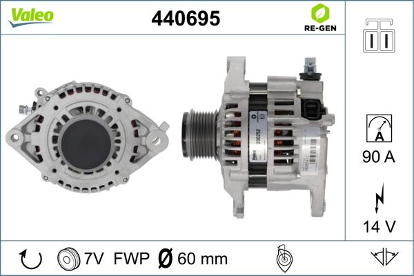 Valeo 440695 - Генератор avtolavka.club