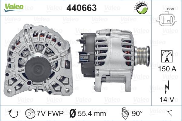 Valeo 440663 - Генератор avtolavka.club