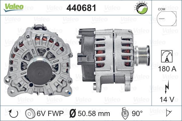 Valeo 440681 - Генератор avtolavka.club