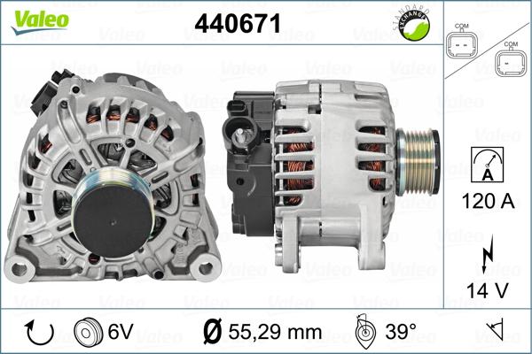 Valeo 440671 - Генератор avtolavka.club