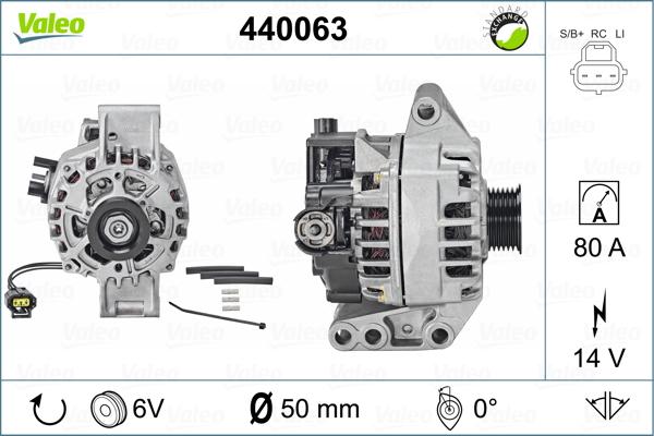 Valeo 440063 - Генератор avtolavka.club