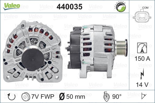 Valeo 440035 - Генератор avtolavka.club