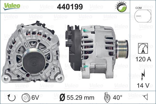 Valeo 440199 - Генератор avtolavka.club