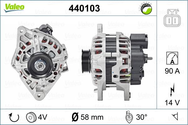 Valeo 440103 - Генератор avtolavka.club