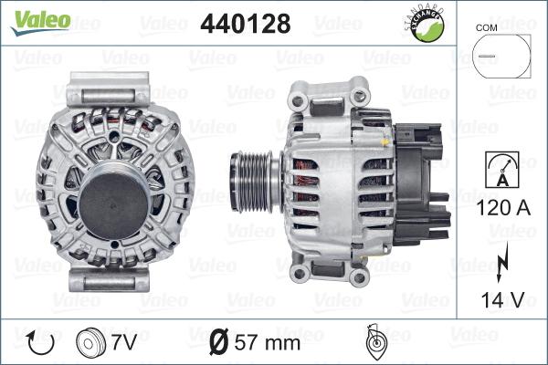 Valeo 440128 - Генератор avtolavka.club