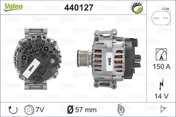 Valeo 440127 - Генератор avtolavka.club