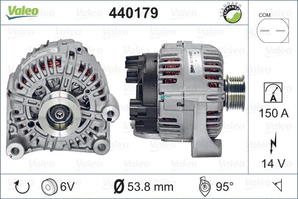 Valeo 440179 - Генератор avtolavka.club