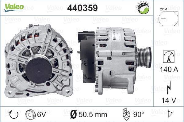 Valeo 440359 - Генератор avtolavka.club