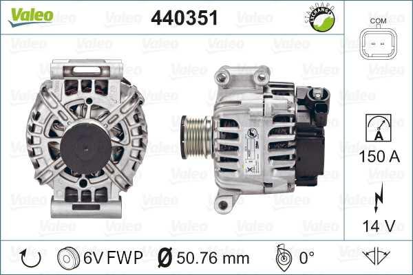 Valeo 440351 - Генератор avtolavka.club